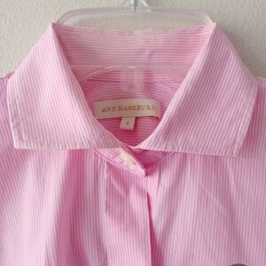 Ann Mashburn Light Pink Button-Up Shirt Size S